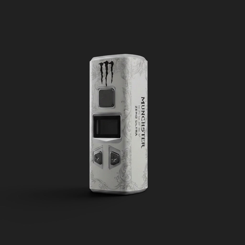 MONSTER WHITE - 510 Battery novelty 510 thread battery by Secret Solder LLC