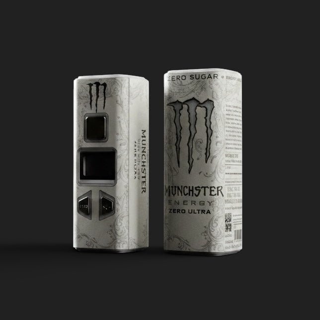 MONSTER WHITE - 510 Battery novelty 510 thread battery by Secret Solder LLC