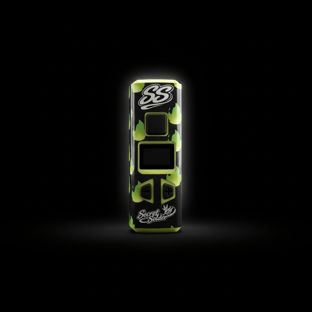 Rechargeable Portable Compact 510 Battery - Easy Voltage Adjustment novelty 510 thread battery by Secret Solder LLC
