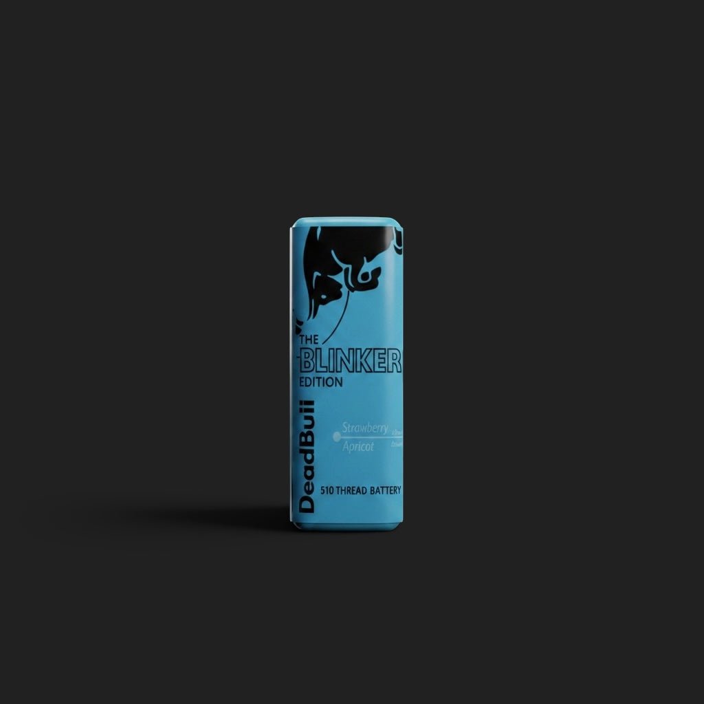 REDBULL BLUE - 510 Battery novelty 510 thread battery by Secret Solder LLC