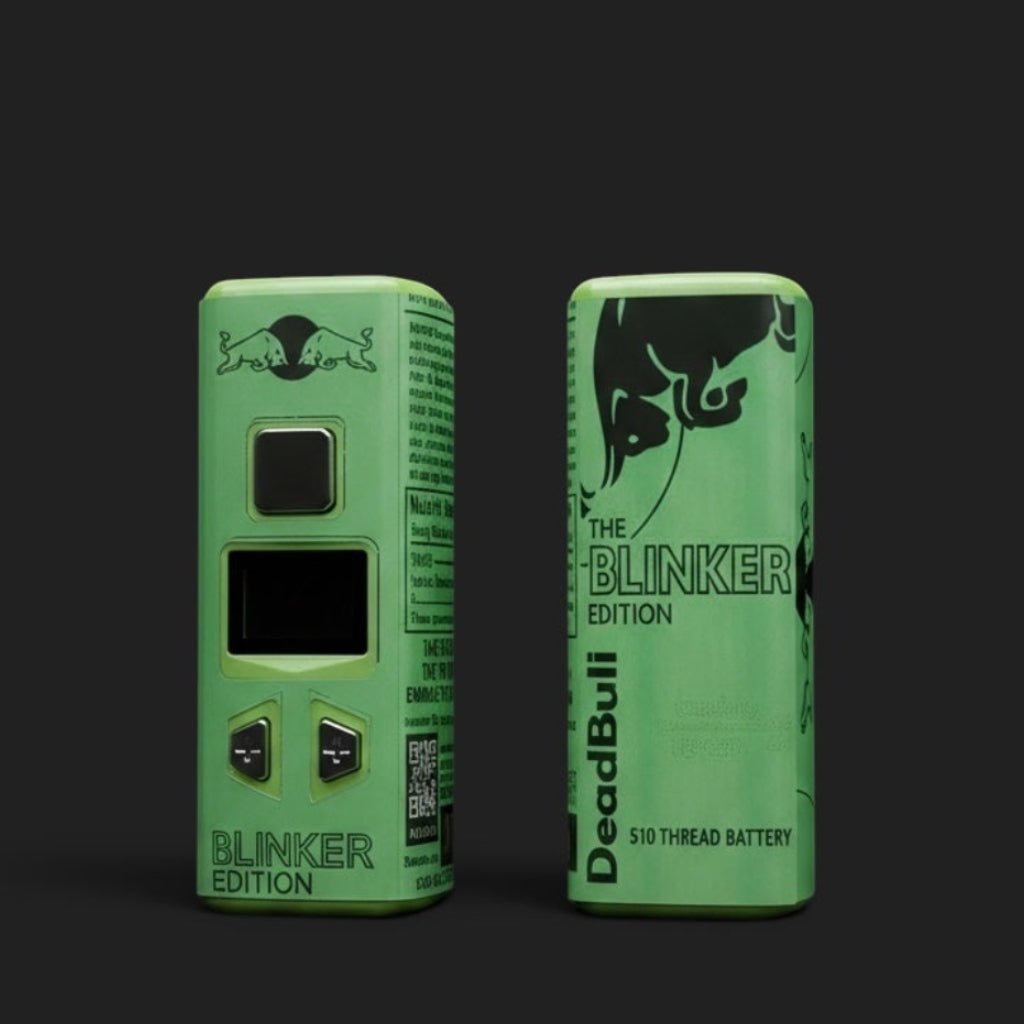 REDBULL GREEN - 510 Battery novelty 510 thread battery by Secret Solder LLC