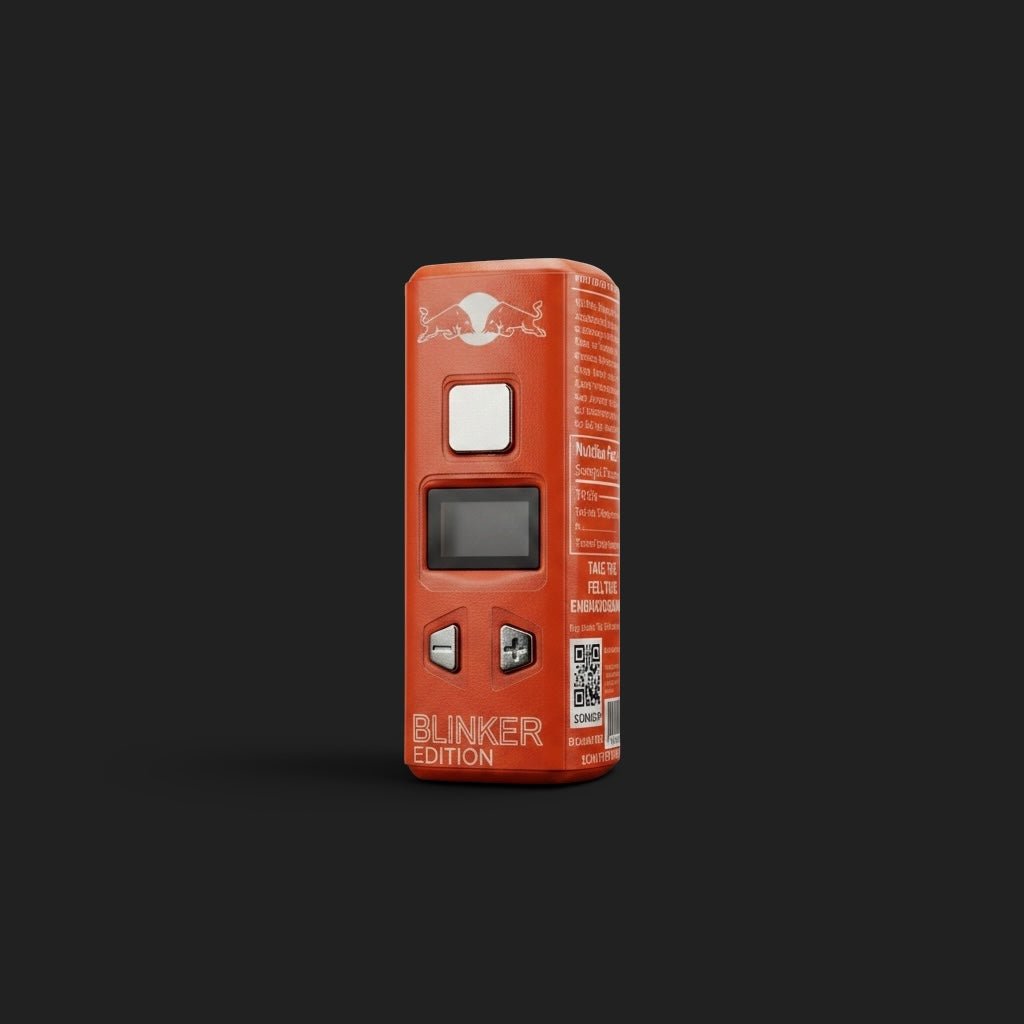 REDBULL ORANGE - 510 Battery novelty 510 thread battery by Secret Solder LLC