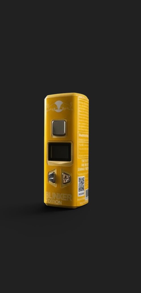 REDBULL YELLOW - 510 Battery novelty 510 thread battery by Secret Solder LLC