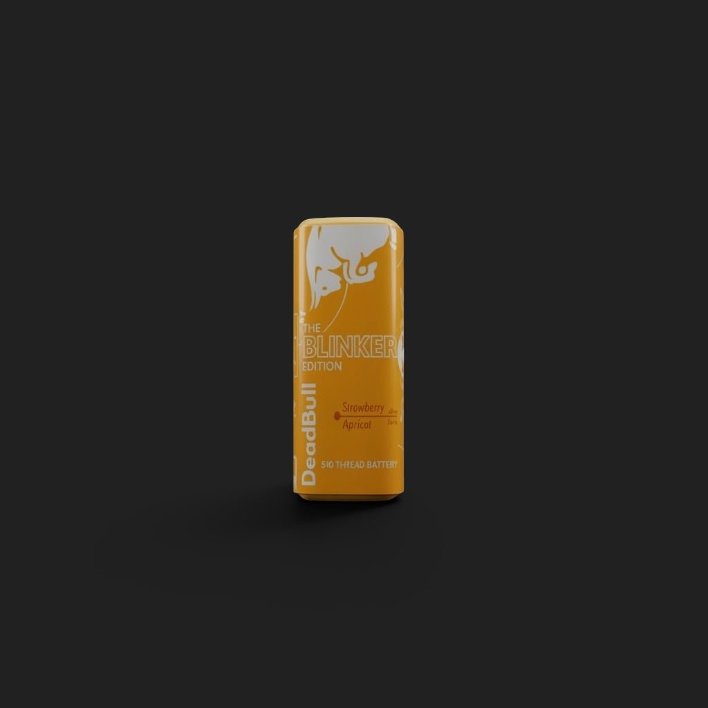 REDBULL YELLOW - 510 Battery novelty 510 thread battery by Secret Solder LLC