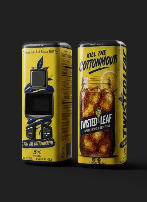 TWISTED LEAF - 510 Battery novelty 510 thread battery by Secret Solder LLC